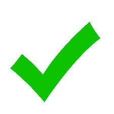 Picture of a green check mark